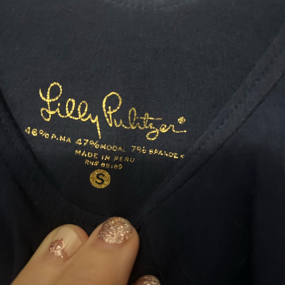 Lilly Pulitzer ruffle tank top - Picture 3 of 5